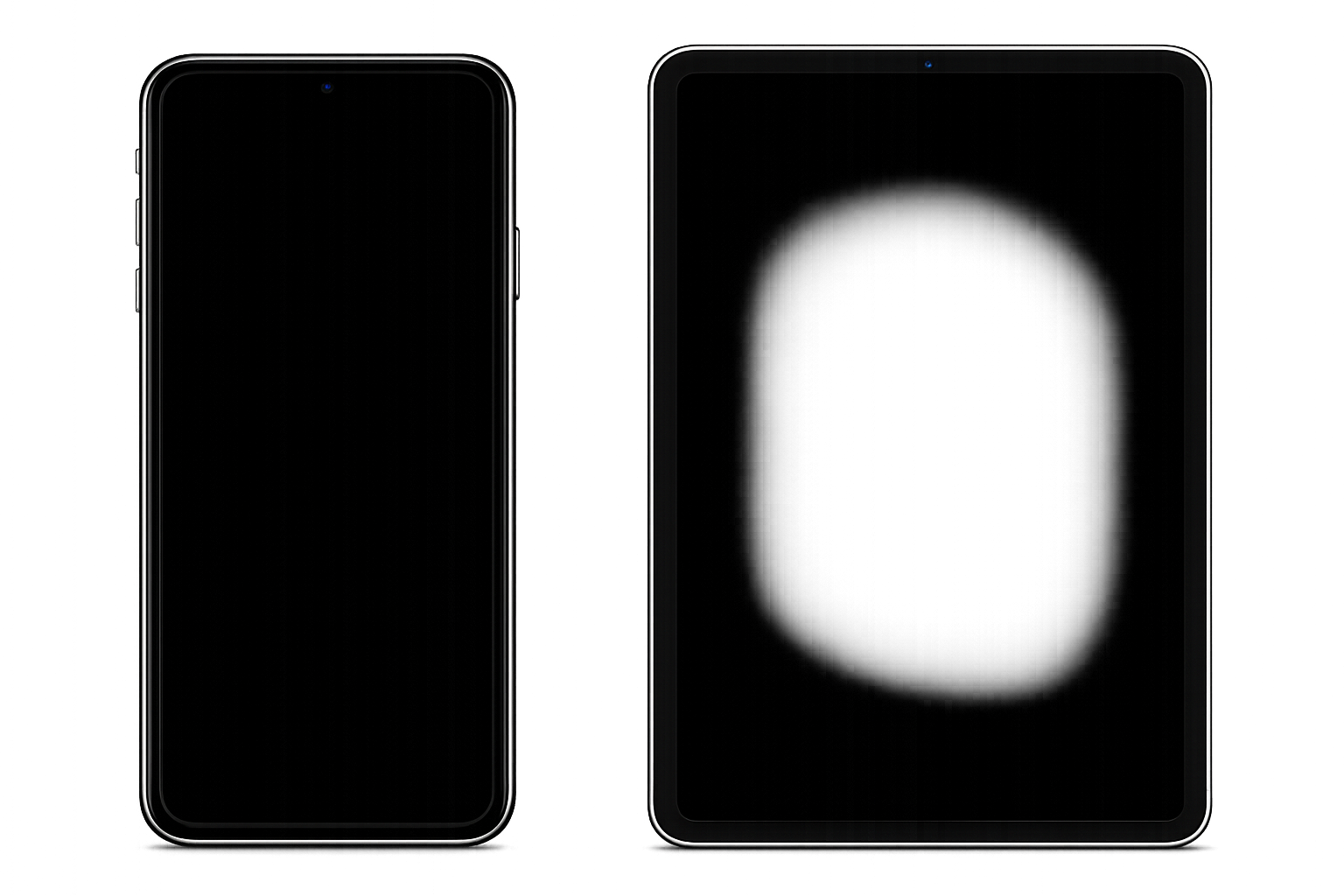 Mobile and tablet mockups frame